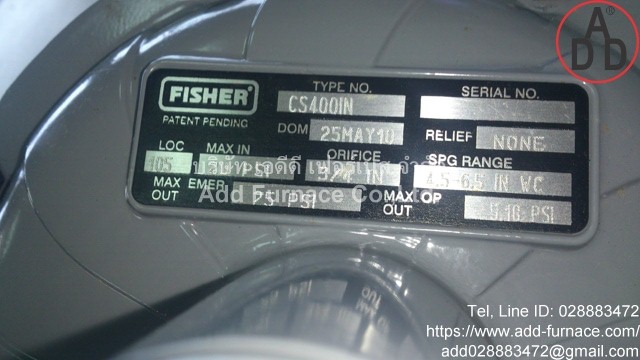 Fisher Type No CS400IN (3)